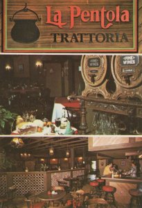 La Pentola Trattoria South Carolina Restaurant Map USA Postcard