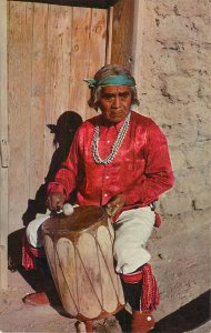 United States New Mexico Cochiti Pueblo native american drummer