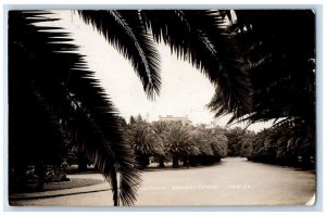 c1930's Castillo Chapultepec Castle View Mexico City Mexico RPPC Photo Postcard 