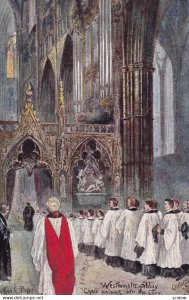 Westminster Abbey, Choir Passing Into The Choir, 1900-1910s; TUCK 9253