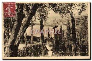 Old Postcard Menton Garavan View Shooting