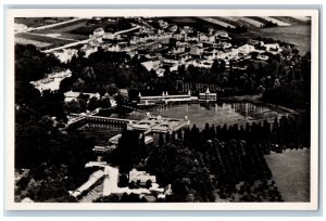 Heviz Furdo Hungary Postcard Aerial View c1950's Vintage Unposted RPPC Photo