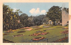 Park Rangers Grounds, Mount Royal Park Montreal Unused 