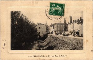 CPA CAUSSADE Le Pont de la Lere (89725)