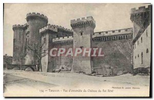 Old Postcard Tarascon Set View of Chateau du Roi Rene