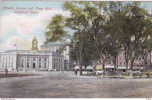 STAMFORD, Connecticut, 1900-10s; Atlantic Square and Town Hall