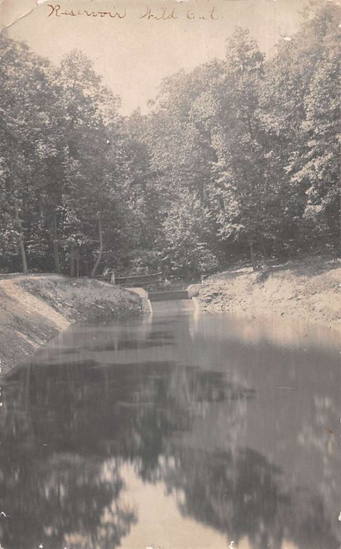 Marietta Pennsylvania Reservoir Scenic View Real Photo Postcard AA13501