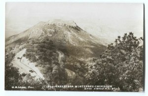 RPPC Postcard Carretera Monterrey Chipinque Mexico