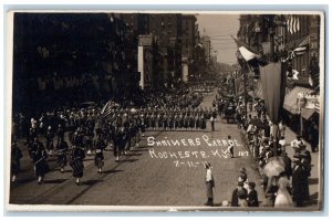 1911 Shriner's Parade Rochester New York NY RPPC Photo Unposted Postcard 