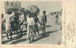 Africa Djibouti Scene d´un Mariage Somalis Transport de la Dot 03.74