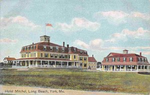 Hotel Mitchel Long Beach York Maine 1910c postcard