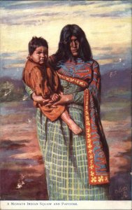 Tuck Native Arizonians Mohave American Indian Mother and Child c1910 Postcard