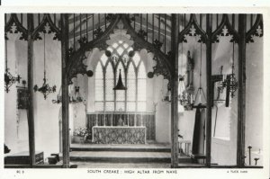 Norfolk Postcard - South Creake Church High Altar from Nave RP - Ref 14240A