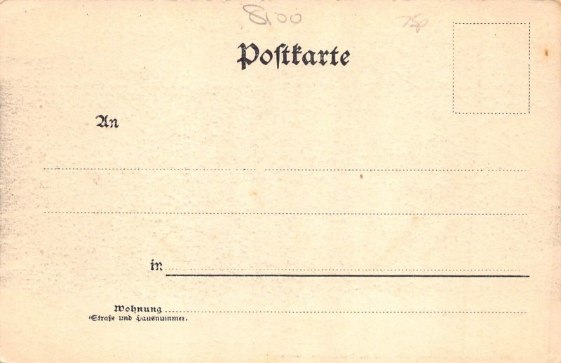 L121 Germany Garmisch Partenkirchen Panoramic View vintage postcard