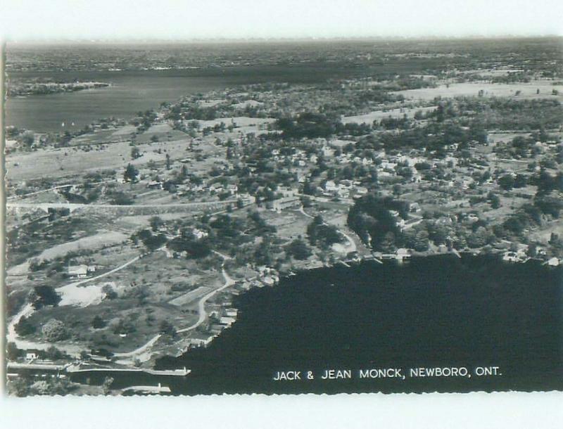 1950's rppc NICE VIEW Newboro - Between Kingston & Smiths Falls Ontario ON W0934