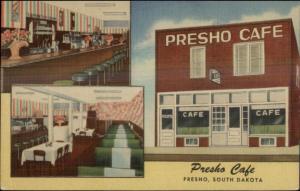 Presho SD Caf‚ Nice Linen Multi-View Postcard