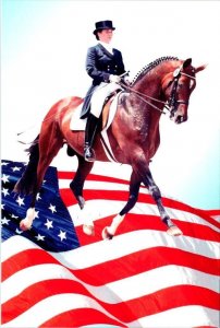 Atlanta, GA Georgia  1996 US OLYMPIC EQUESTRIAN MICHELLE GIBSON   4X6 Postcard