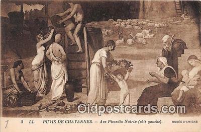 Puvis De Chavannes, Ave Picardia Nutrix Musee D'Amiens Nude Unused 