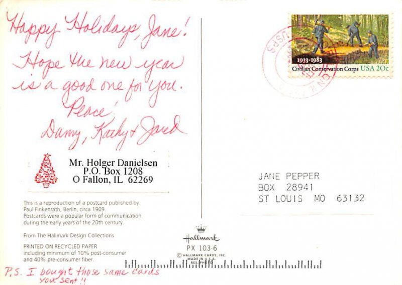 Christmas Wishing Card 