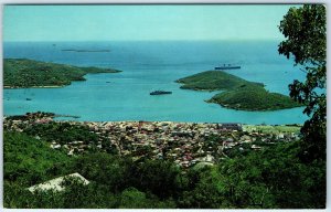 c1970s Charlotte Amalie, St. Thomas, VI Hassel Island Harbor House Chrome A306
