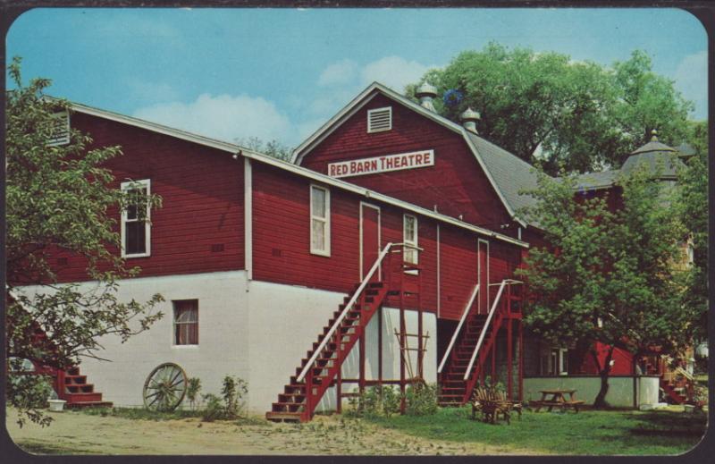 Red Barn Theater,Saugatuck,MI Postcard BIN