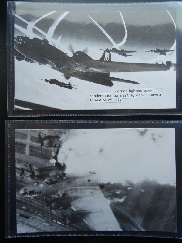 Ww2 Allied Forces Raf Us Air Force X 10 Repro Postcard Hippostcard