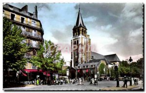 Old Postcard Paris Place Saint Germain des Pres and L & # 39Eglise