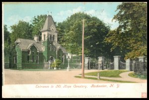 Entrance to Mt. Hope Cemetery, Rochester, NY