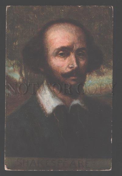 103646 SHAKESPEARE English POET & PLAYWRIGHT vintage PC