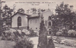 New York Mount Mcgregor New York State Veterans Rest Camp The Chapel Albertype