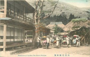 Japan C-1910 Hand Colored Hashimotya Garden Tea House Postcard 22-7784 