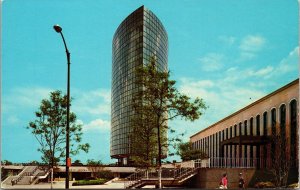 World First Elliptical Office Building Hartford Connecticut CT Postcard VTG UNP  