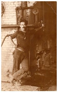 Factory Worker standing in factory , RPC