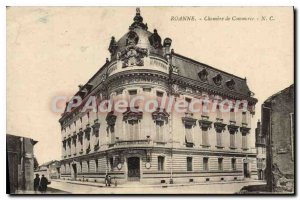 Old Postcard Roanne Chamgre of COmmerce