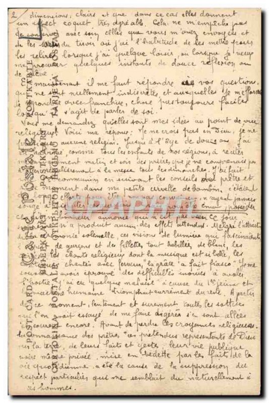 Old Postcard Saint Lo Little Switzerland