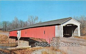 West Union Covered Bridge Parke County, IN, USA Unused 