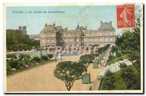 CARTE Postale Old Paris Luxembourg Garden