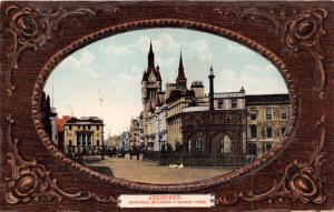 ABERDEEN SCOTLAND MARKET CROSS~MUNICIPAL BLDG~OVAL IMAGE~ELITE GLAZETTE POSTCARD