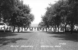 Oberlin Ohio Allen Hospital Real Photo Antique Postcard K53062