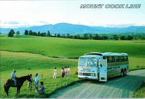 A Mount Cook Line Friendship Holiday Coach Tour New Zealand Postcard