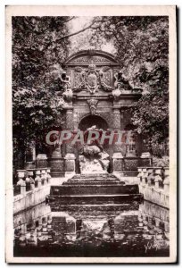 Old Postcard The Medici Fountain Paris