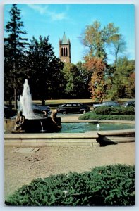 Ames Iowa Postcard View Campus Iowa State University Exterior View c1960 Vintage