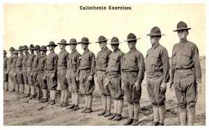 WWI  Military, Calisthenic Exercises