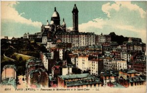 CPA Paris 18e Panorama de Montmartre et le Sacré Coeur (283989)