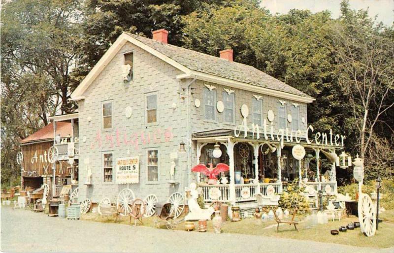 West Springfield Massachusetts Antique Store Vintage Postcard J51429