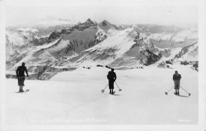 Famous Ski Terrain Near Mount Rainier, Washington, Early Real Photo Postcard