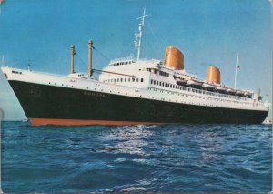 Postcard Ship MS Europa 21514 BRT Norddeutscher Lloyd Bremen