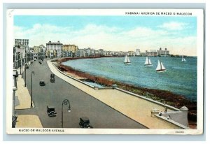 C.1910 Maceo Or Malecon Avenue Vintage Postcard F96