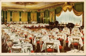 Empire Room Palmer House Chicago IL Illinois Dining WB VTG Postcard UNP Unused 