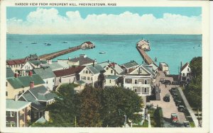 Provincetown, Mass., Harbor View From Monument Hill